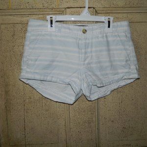 Abercrombie & Fitch Stripe Shorts Womens Size 0 Waist 25 (K-26)